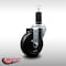 Service Caster 4'' SS Soft Rubber Wheel Swivel 1-1/4'' Expanding Stem Caster SCC-SSEX20S414-SRS-114 - alternate 2